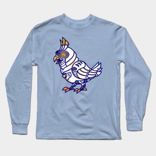 Cute Bird Robot Cartoon Long Sleeve T-Shirt